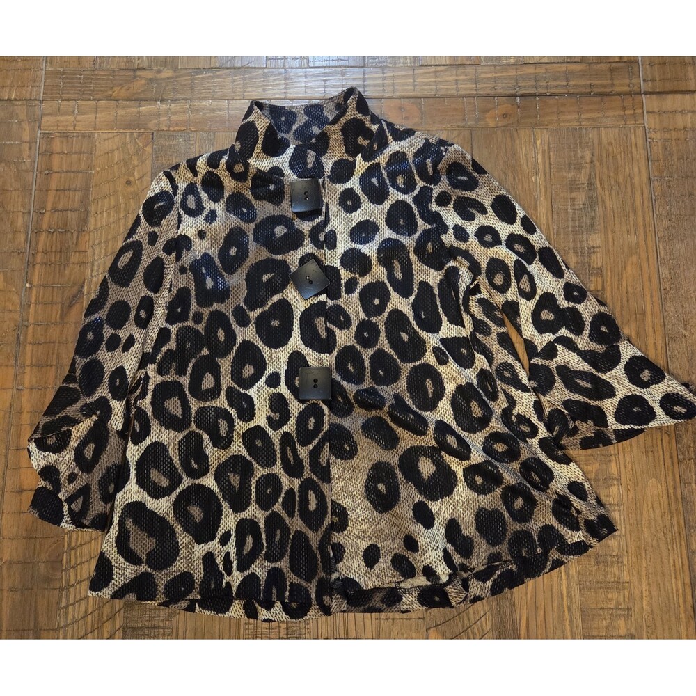 Frank Lyman Women’s Leopard Jacket or Blazer Size 6